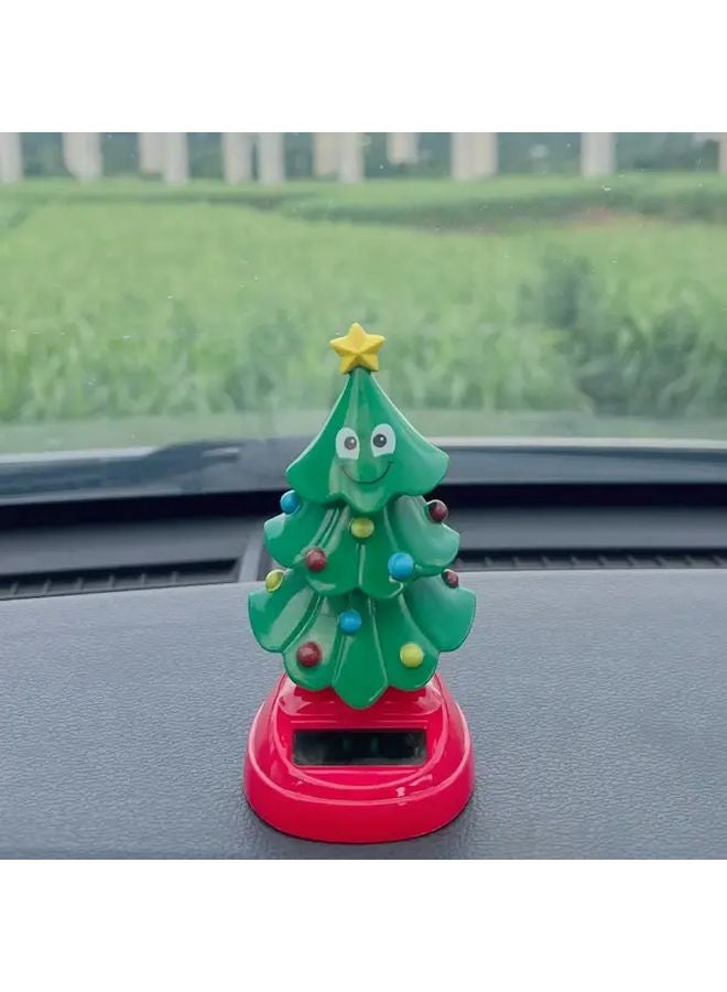 Christmas Tree Car Decoration With Santa Hat Candy Cane Gift Type C Style - Image 5